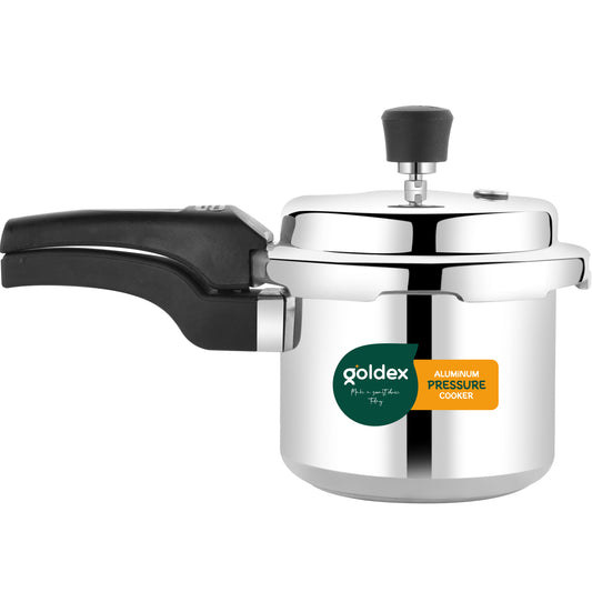 🍳 Aluminium Classic Goldex Pressure Cooker with Outer Lid – 3 Litres