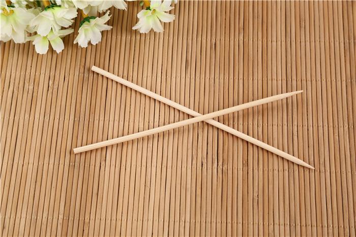 20cm Bamboo BBQ Skewers – Wooden Shish Kabob Sticks for Grilling & Party Snacks