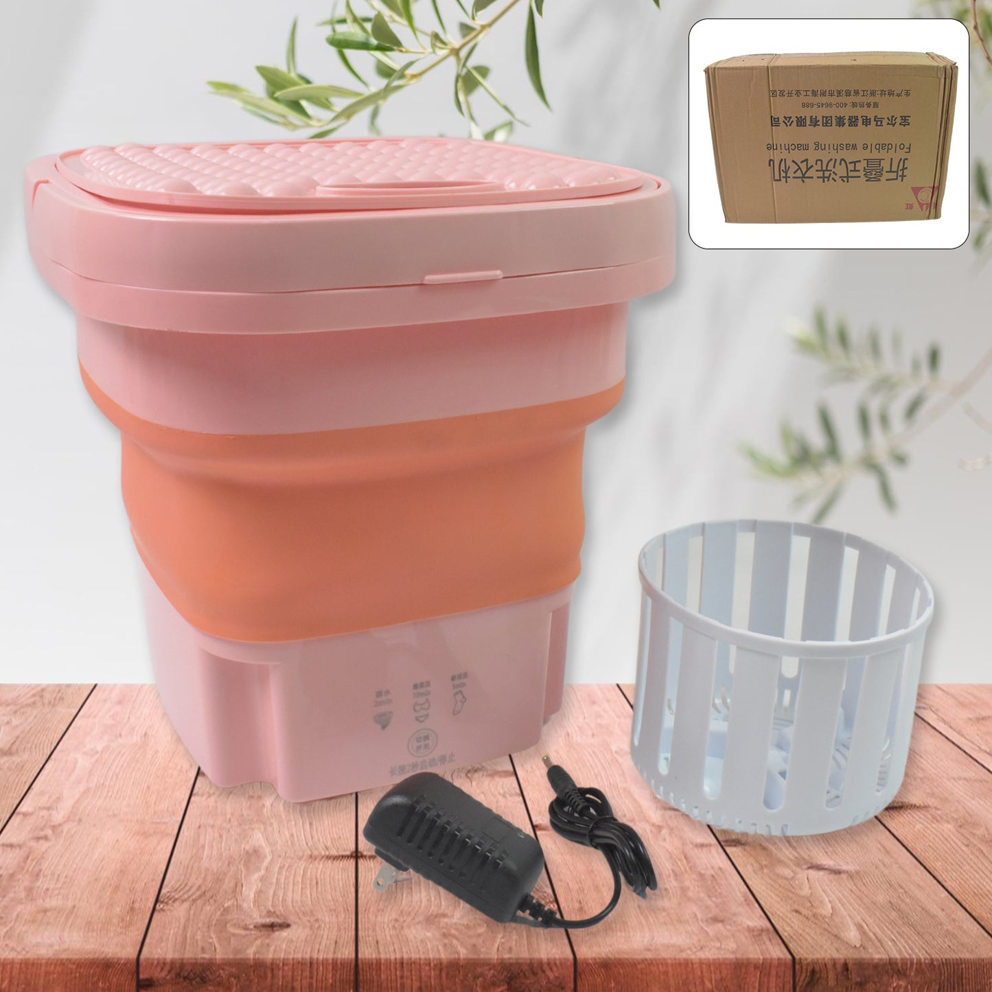 🌀🧼 Portable Washing Machine – Foldable Washer & Dryer Combo (1 Set, Mix Color)