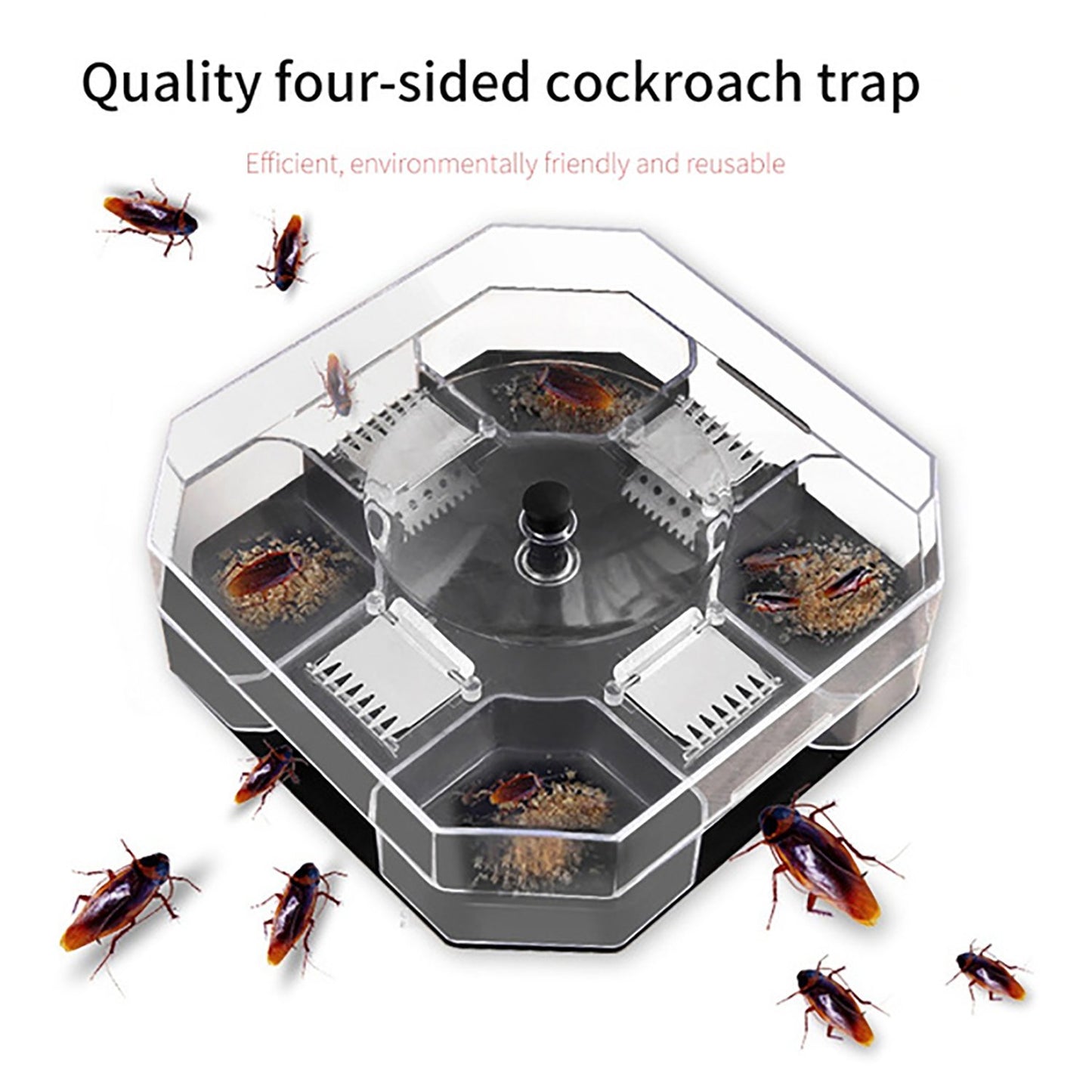 Cockroach Trap Box – Non-Toxic Roach & Bug Catcher for Home & Kitchen