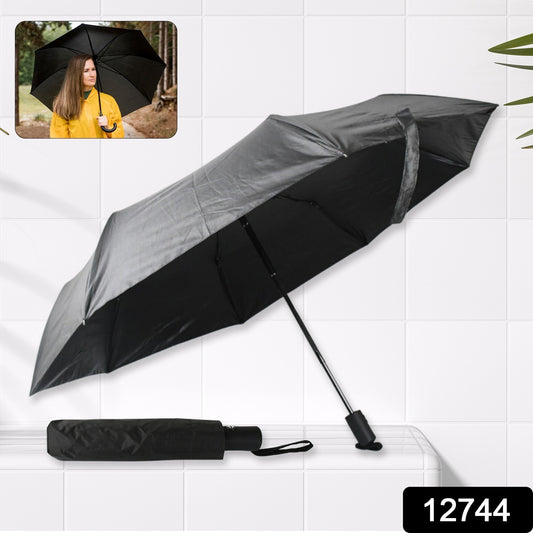 2-Fold Manual Open Windproof Umbrella – Compact, Sun & Rain Protection for Men, Women & Kids