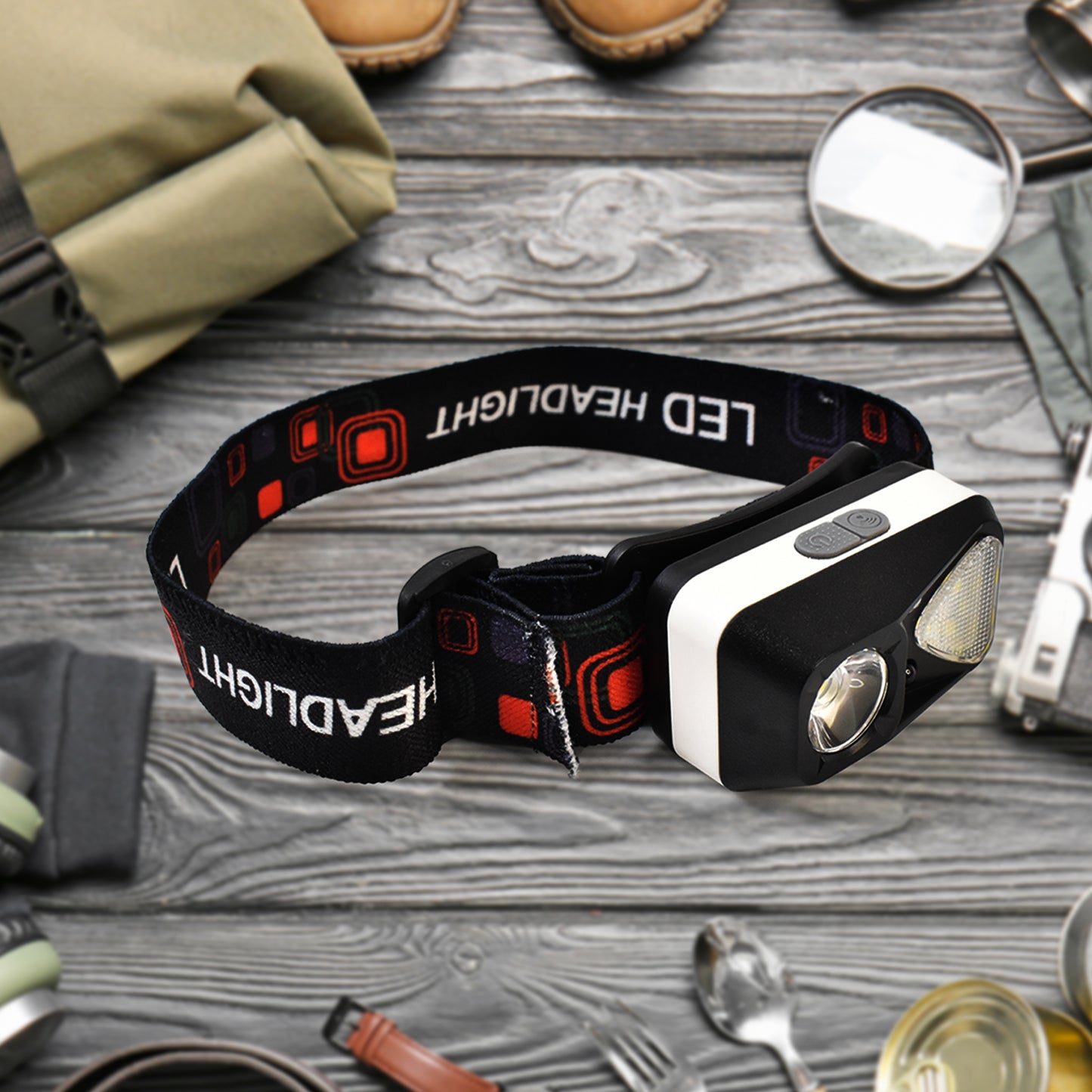 🔦 Ultra-Bright Head-Mounted Flashlight – Hands-Free Illumination!