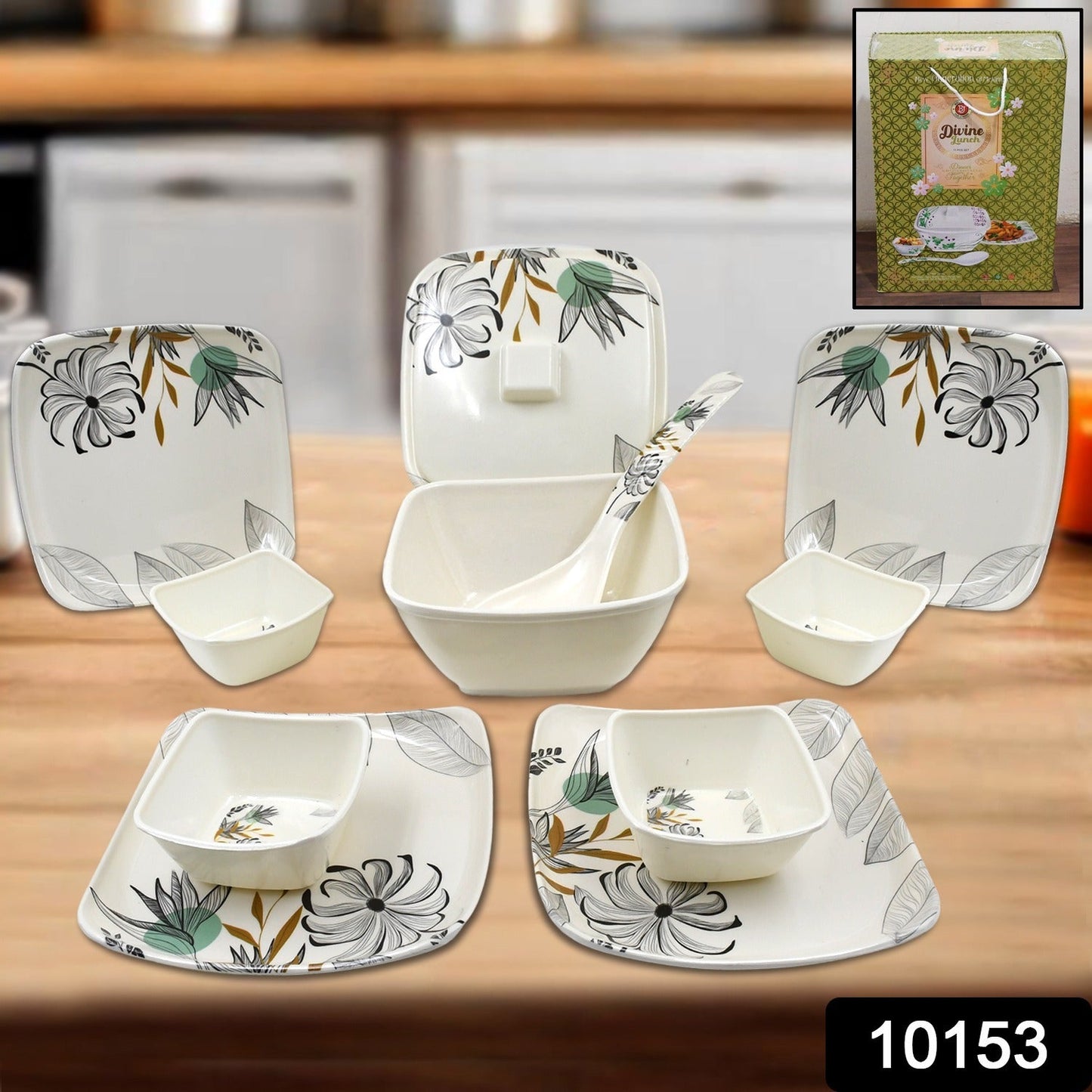 Divine 11-Piece Dinner Set – Elegant Tableware for Home & Dining