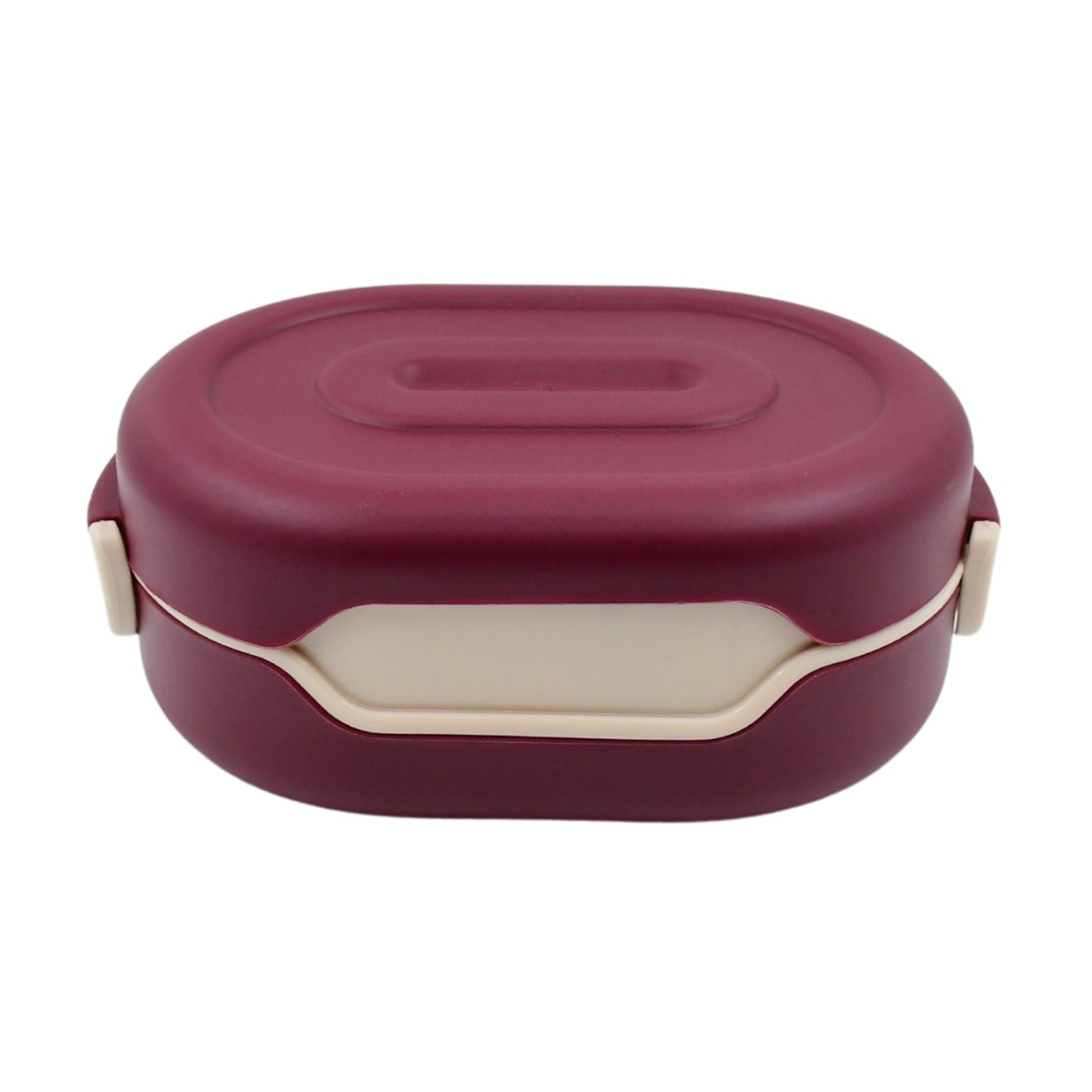 Airtight Food-Grade Tiffin Box – 2-Compartment Lunch Box with 2-in-1 Spoon