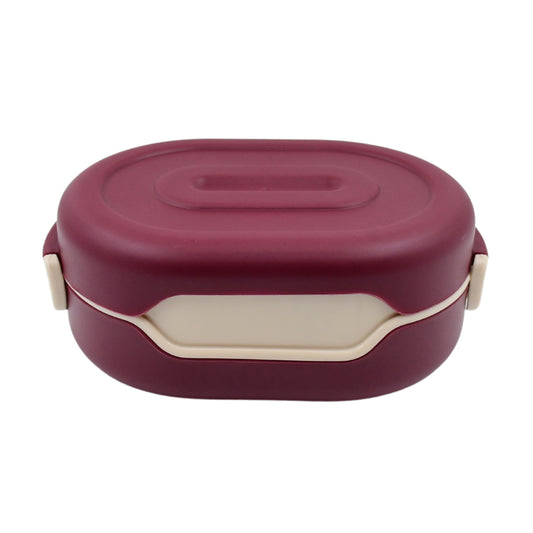 Airtight Food-Grade Tiffin Box – 2-Compartment Lunch Box with 2-in-1 Spoon