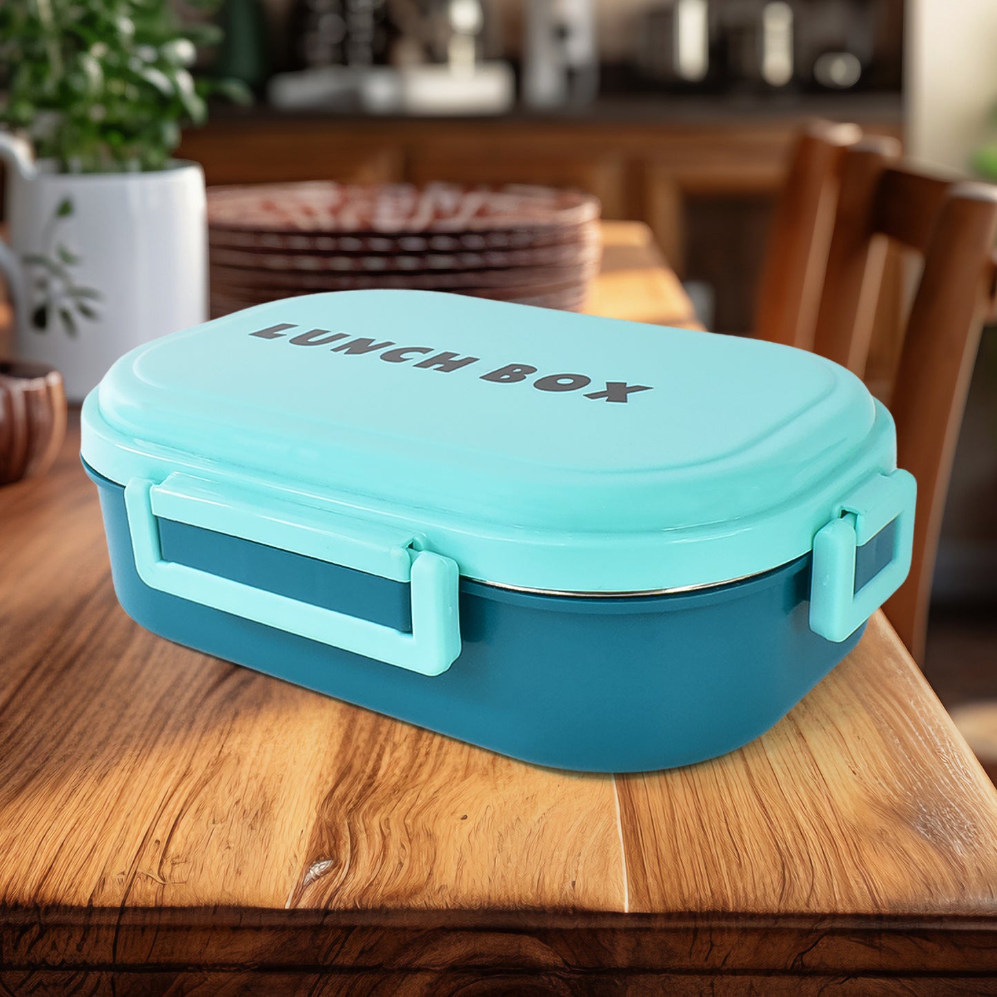 3-in-1 Stainless Steel Lunch Box – Leakproof, Insulated & Includes Spoon 🍱🔥❄️