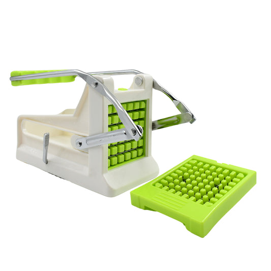French Fry Cutter | Stainless Steel Vegetable & Potato Cutter for Fries, Carrots, Onions & More