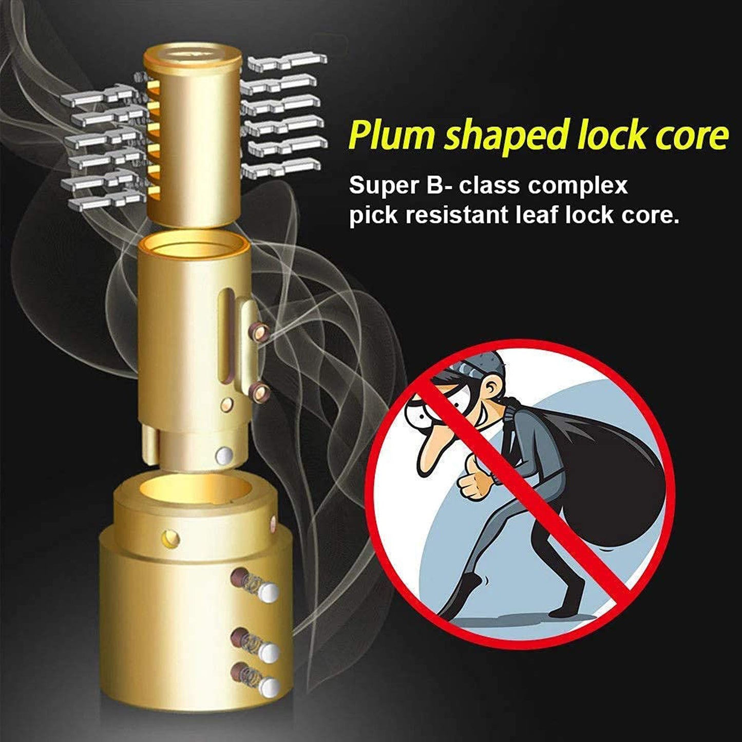 Motorbike Disc Brake Lock with Alarm – Anti-Theft Security Lock with 2 Keys 🔐🏍️🔊