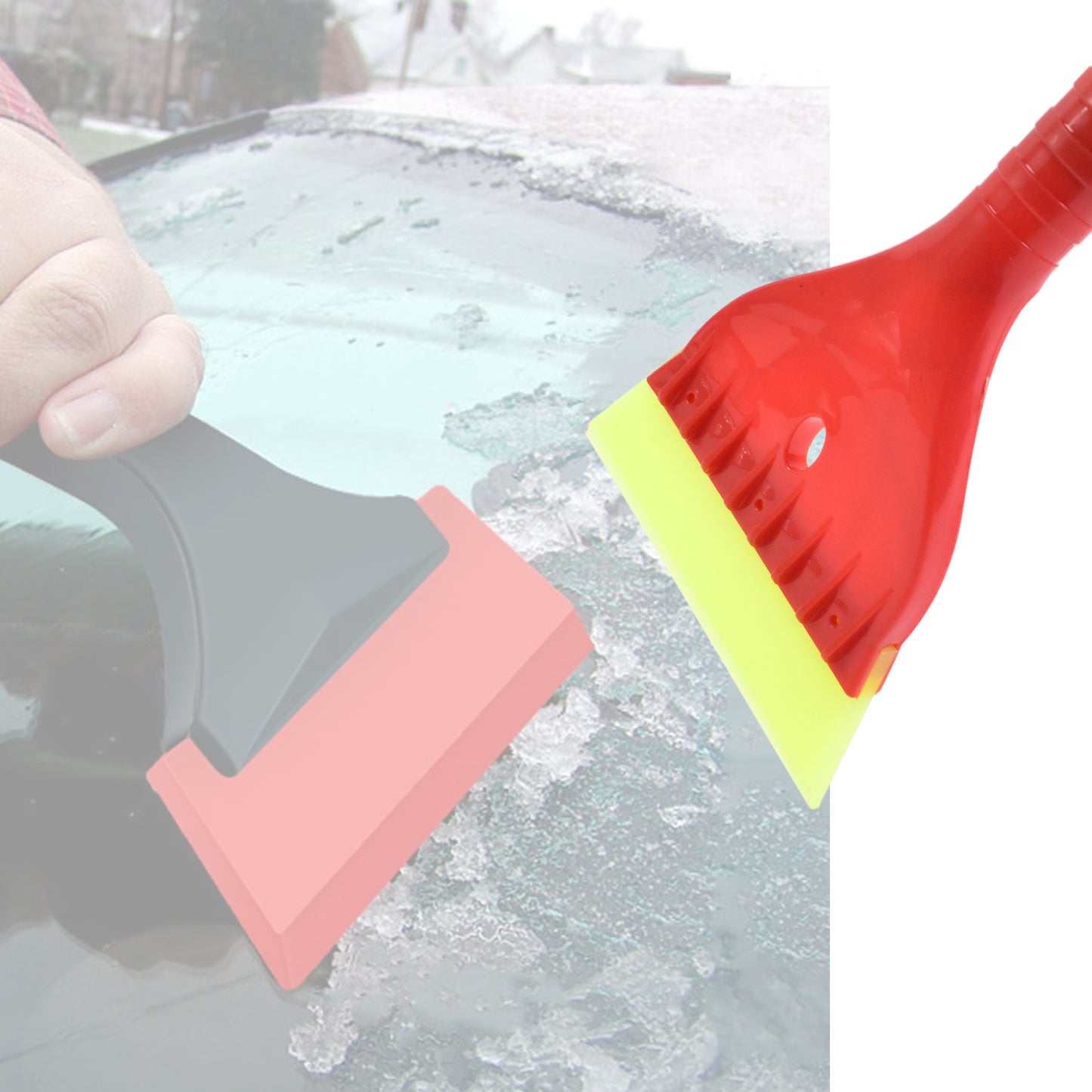 2-in-1 Ice Scraper & Snow Brush for Cars – 67cm Long with Comfortable Grip ❄️🚗🧹