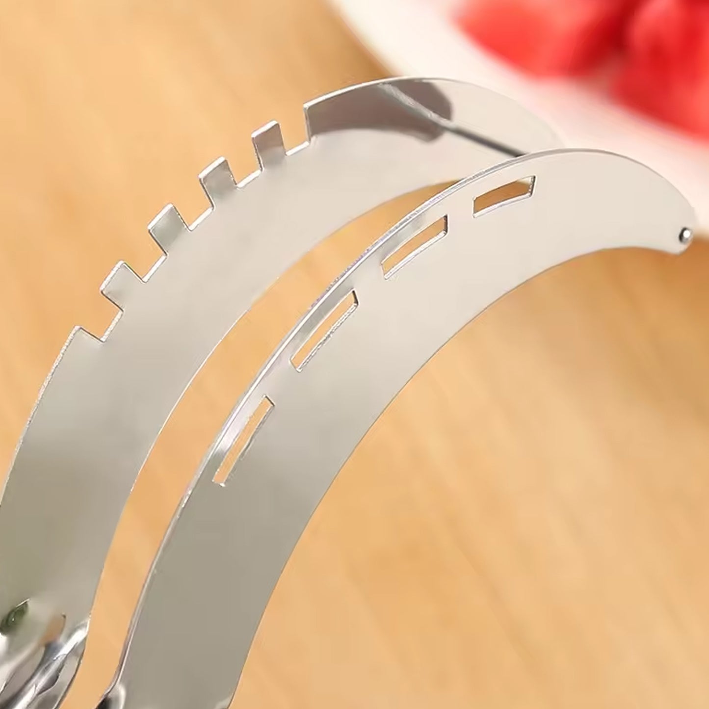 3-in-1 Stainless Steel Watermelon & Cantaloupe Slicer | Fruit Corer & Knife Tool