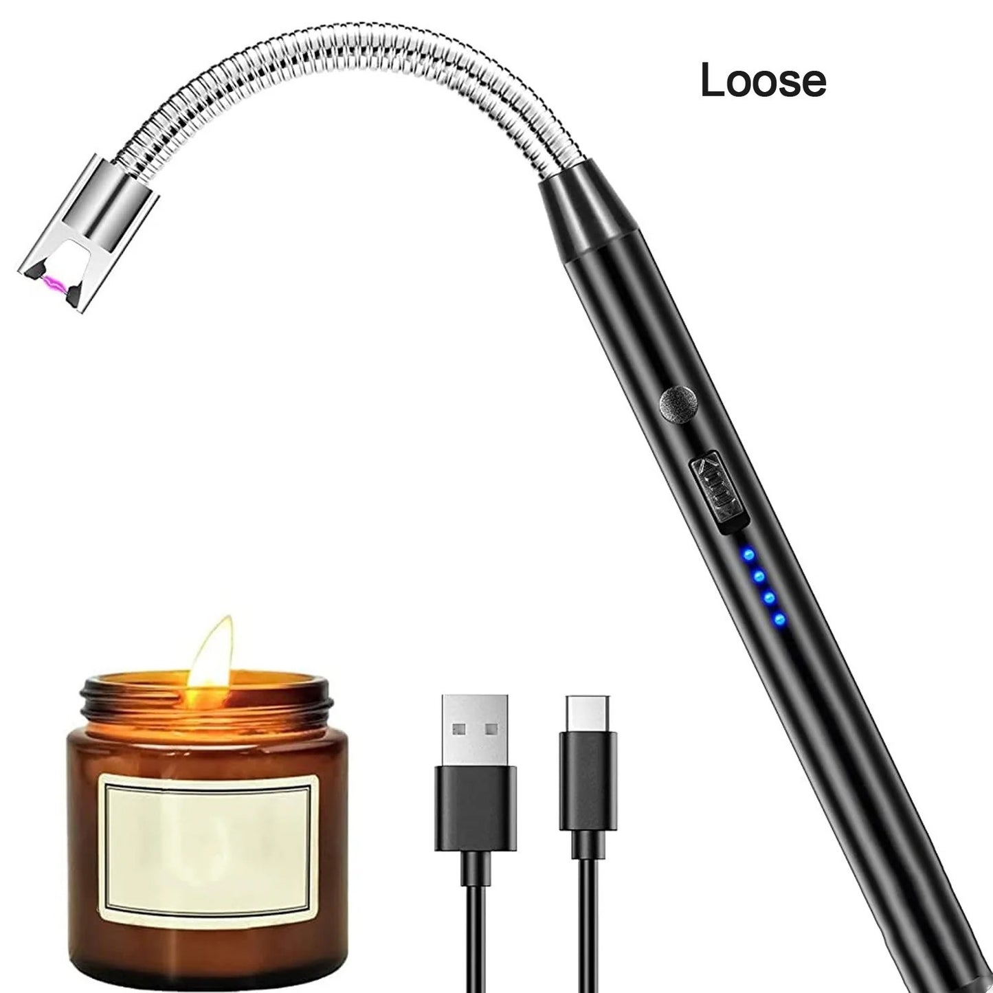 🔥 Electronic Plasma Lighter – Multipurpose USB Rechargeable (1 Pc, Mix Color)