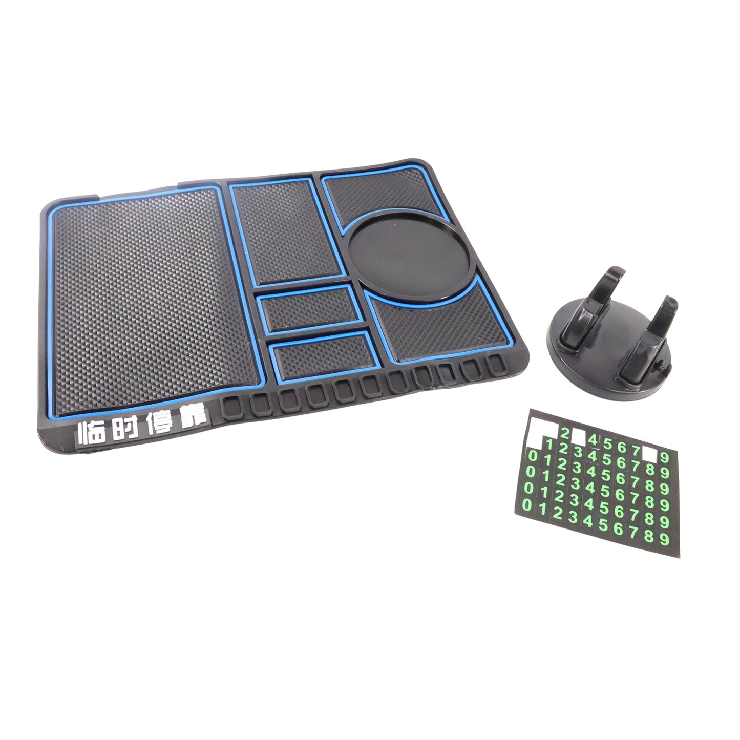 Anti-Slip Car Dashboard Mat & Phone Holder Mount – Secure Grip While Driving 🚗📱🛑