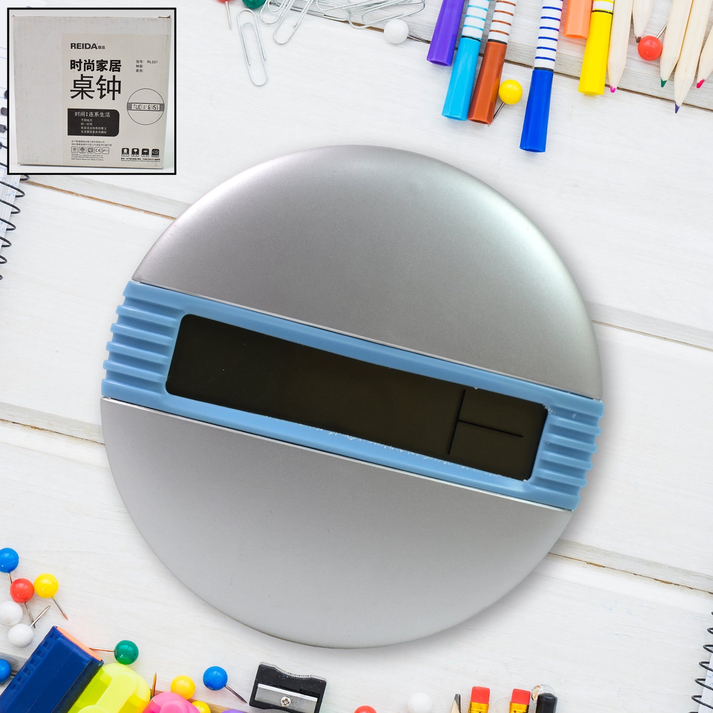 Minimalist Desktop Alarm Clock – Stylish, Functional & Easy to Use ⏰✨