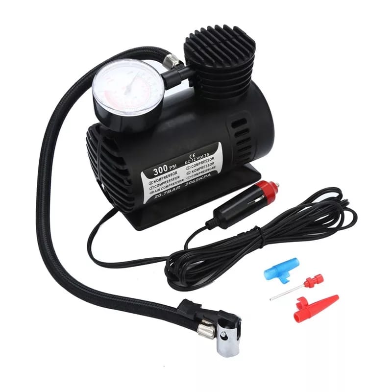 🚗 250 PSI Fast Air Inflation Compressor for Automobile Tyres & Sporting Goods 🏀⚽