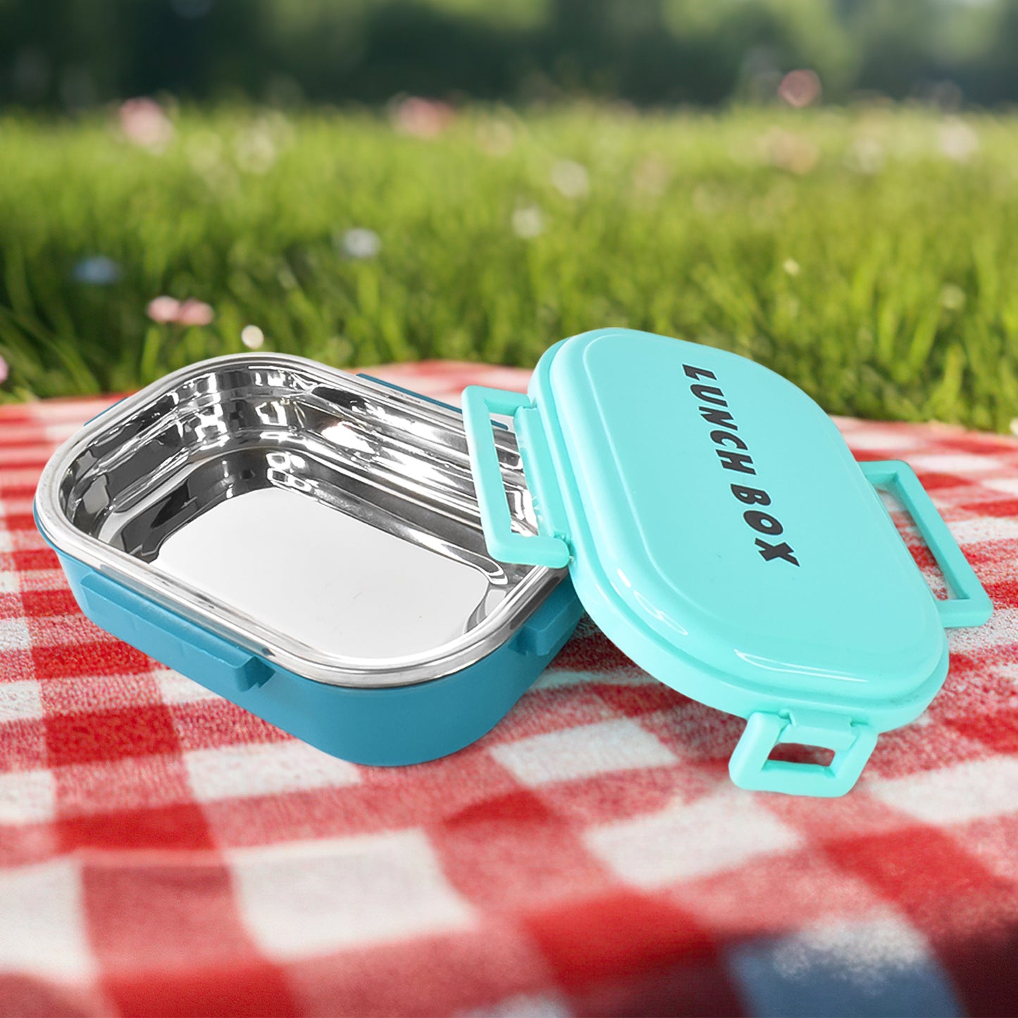 3-in-1 Stainless Steel Lunch Box – Leakproof, Insulated & Includes Spoon 🍱🔥❄️