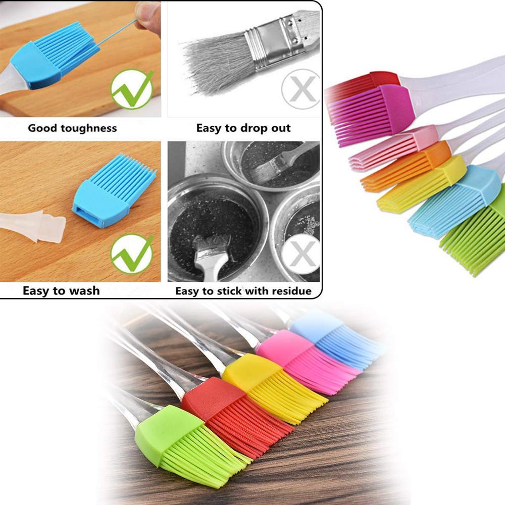 Spatula and Pastry Brush Set – Perfect for Baking & Cake Mixing