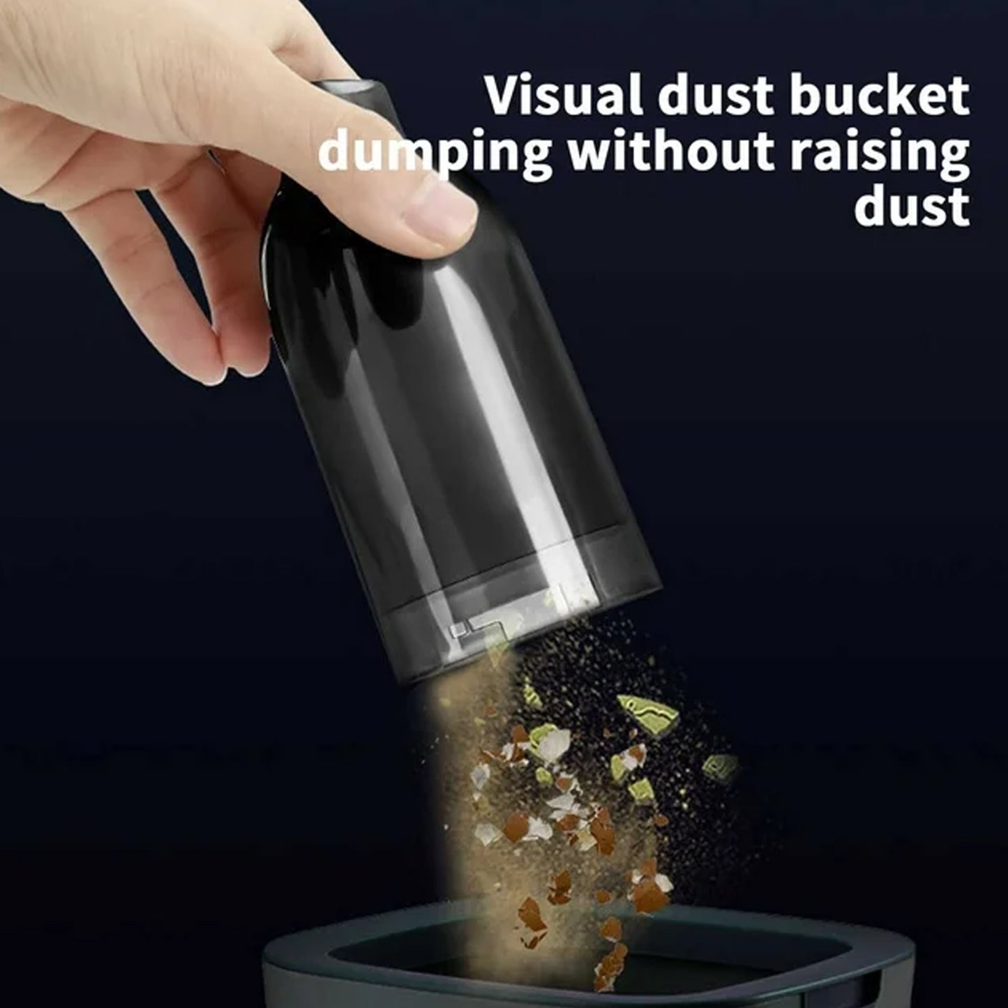 🚗 3-in-1 Car Mini Vacuum Cleaner with Blower – Wireless & Rechargeable! 🌀