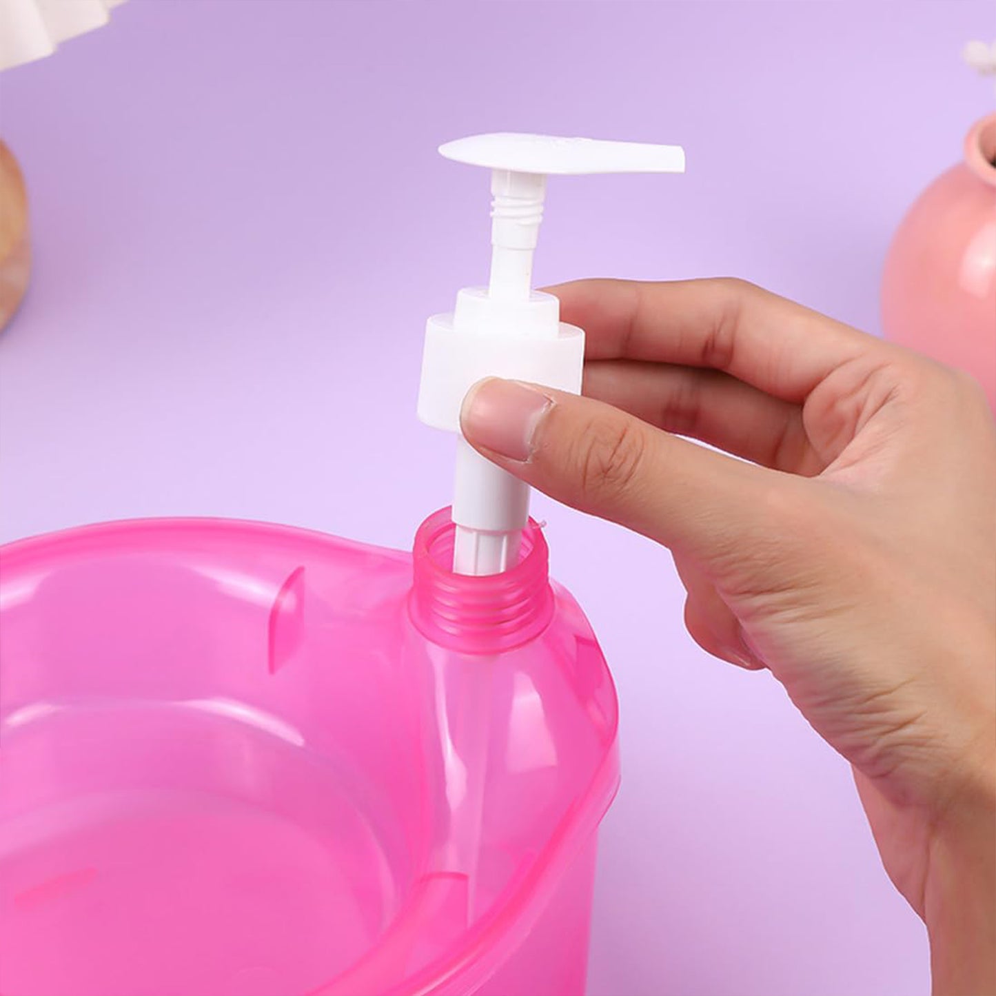 Double-Layer Liquid Soap Dispenser with Sponge – 2-in-1 Soap Pump for Kitchen & Bathroom