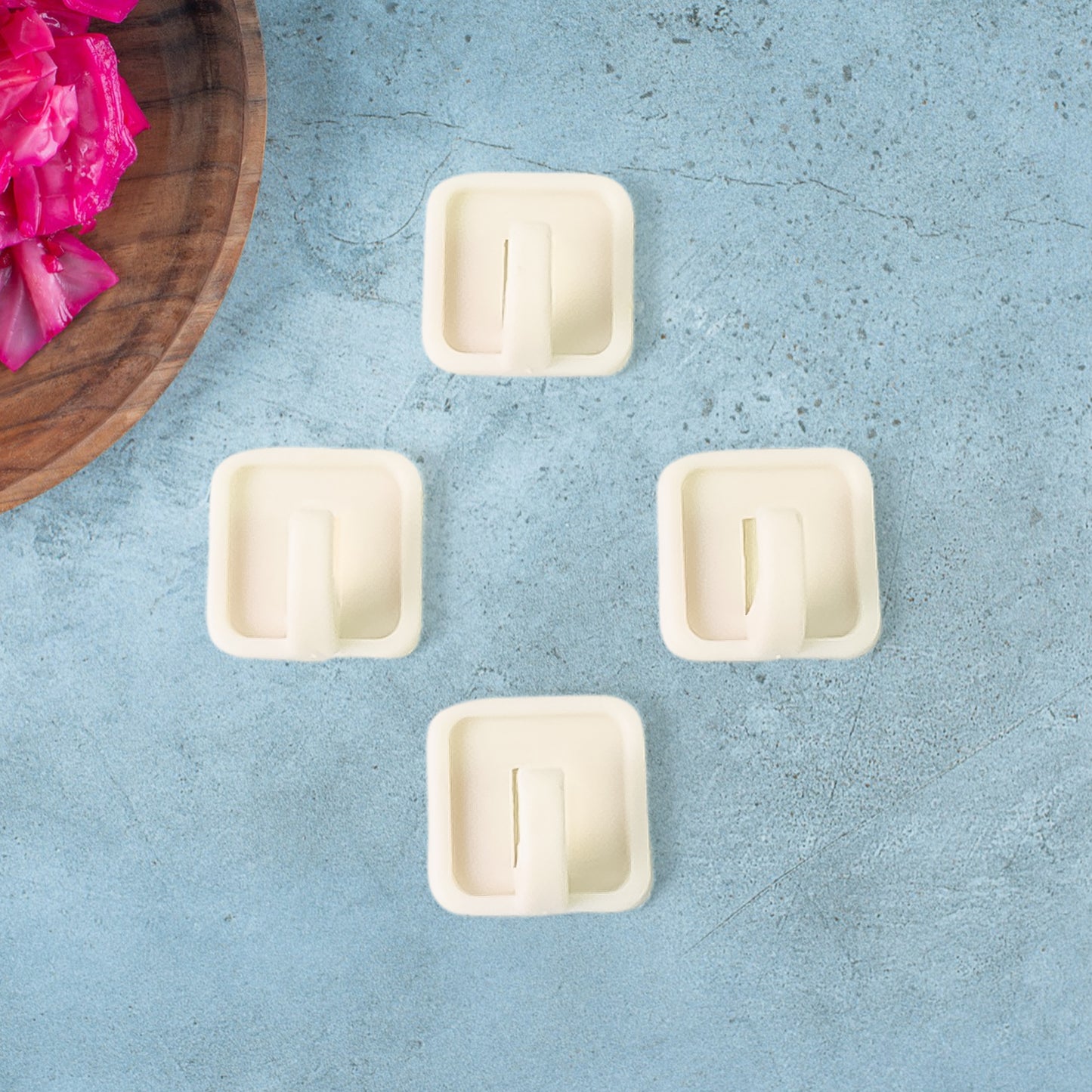 🔩 Strong Adhesive Wall Hooks – 9 Pcs Set for Clothes & More