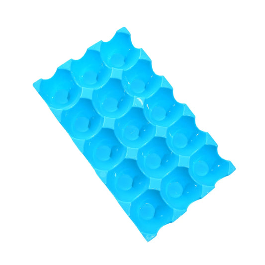 15-Cavity Plastic Egg Tray – Secure & Organized Egg Storage (Set of 4)