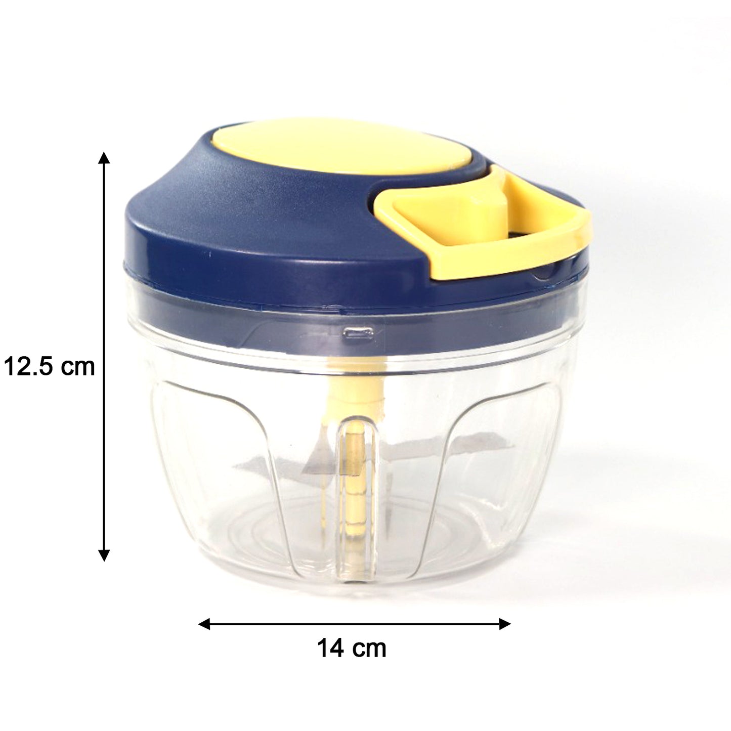 🥕🔪 0089 Chopper with 4 Blades – 650ml Manual Food Chopper