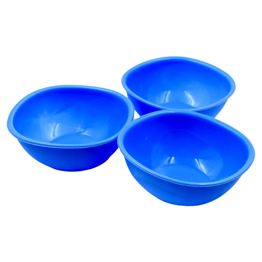 BPA - Free Plastic Bowl Set – 3 Pcs, Microwave & Dishwasher Safe - Chestore