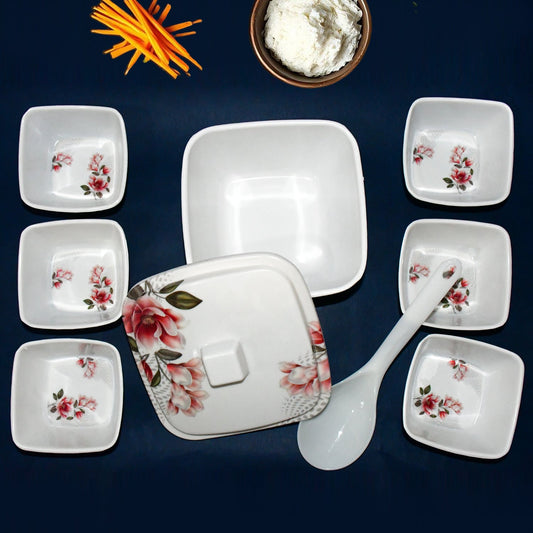 Hector High-Quality Dining & Pudding Set – 9-Piece Elegant Dinnerware