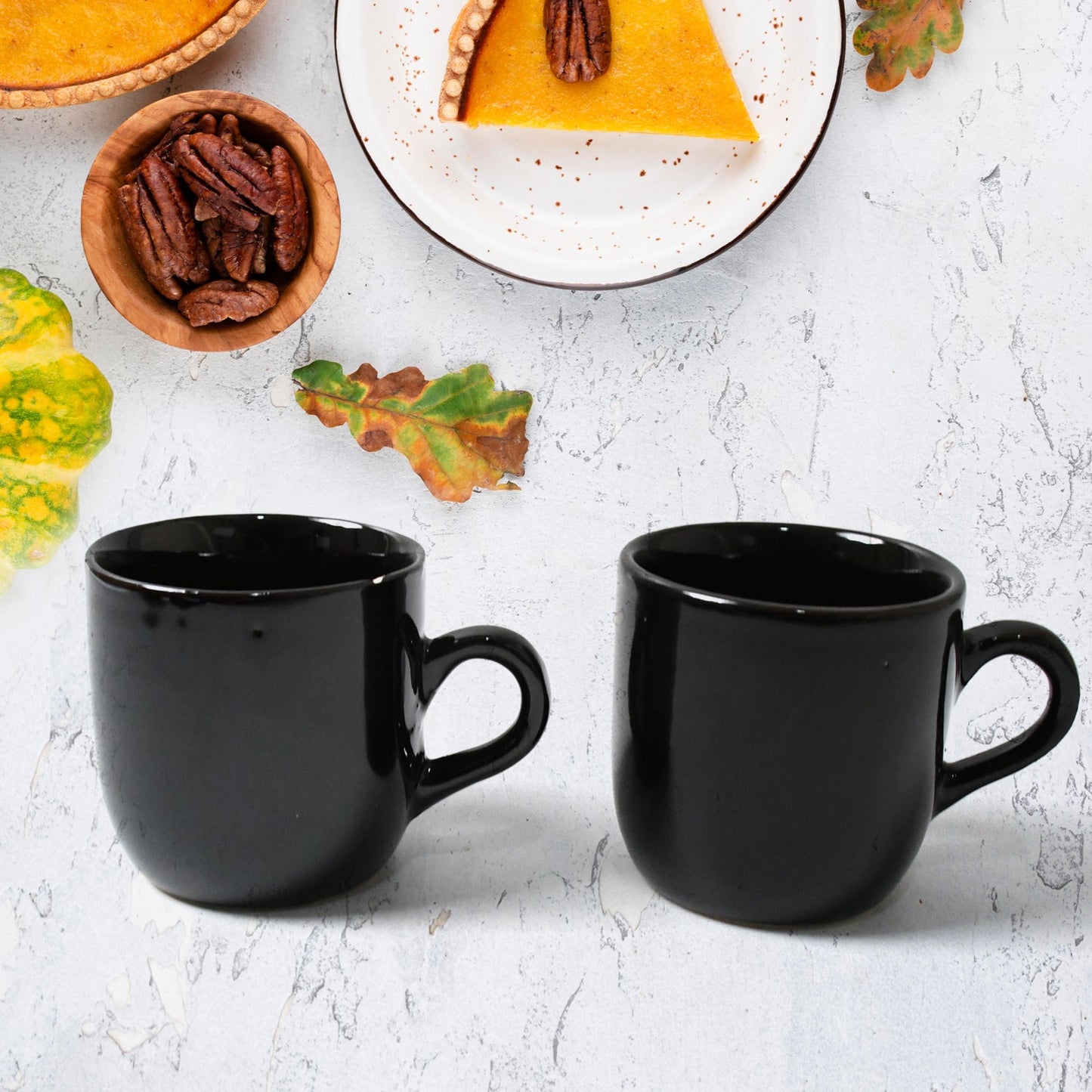 Ceramic Tea Cups Mug Set – 4 Pcs - Elegant Coffee & Tea Mugs - Chestore