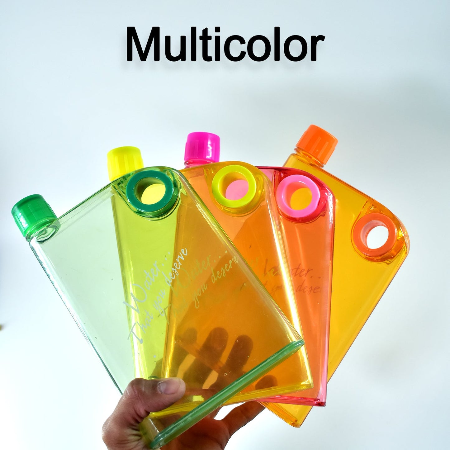 Notebook Style Slim Water Bottle – 380ml | Portable & Stylish Hydration