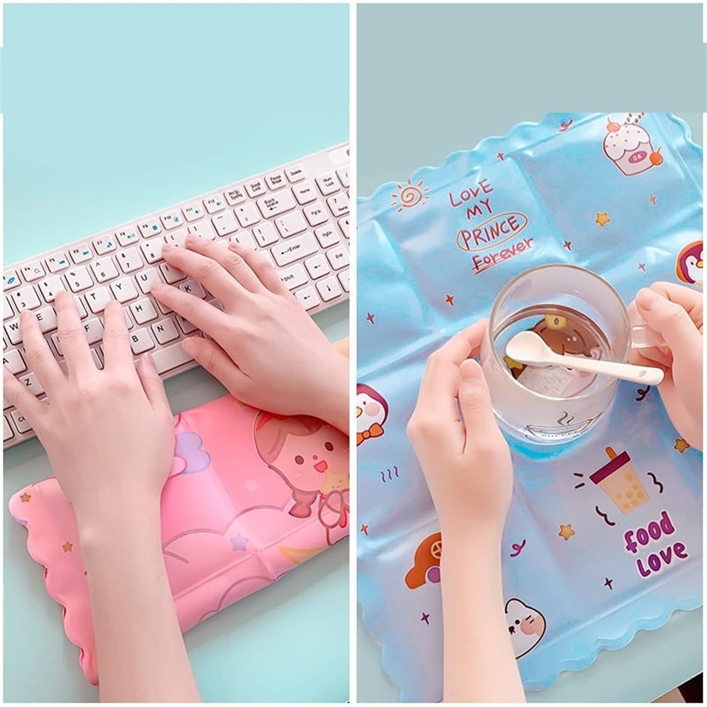 Cartoon Gel Ice Pad Cooling Cushion – Cute Summer Seat for Office & Home | 35x35cm