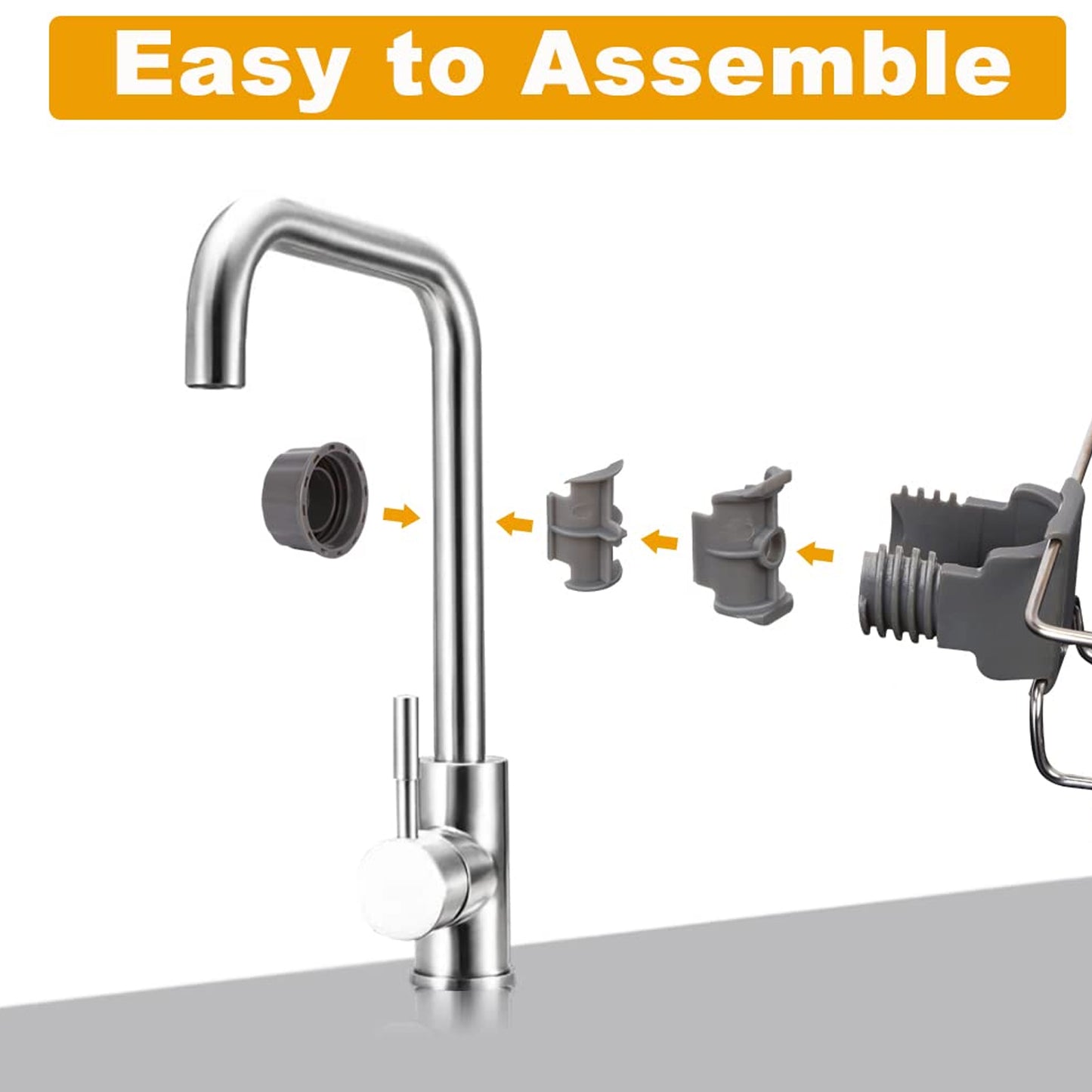 Soap Sponge Holder – Stainless Steel Sink Caddy Organizer, 1 Piece