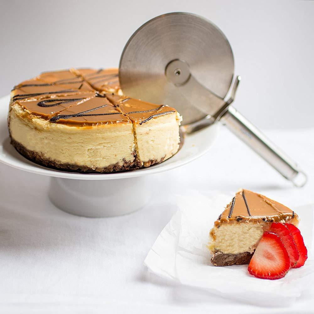 Stainless Steel Pizza Cutter | Pastry & Sandwich Cutter for Precision Slicing