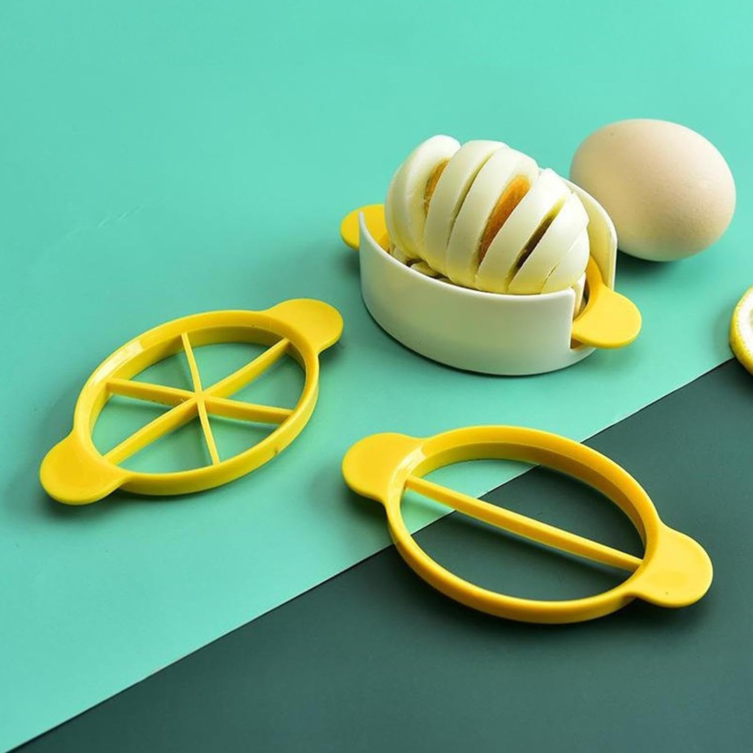 3-in-1 Egg Slicer | Boiled & Preserved Egg Slicer for Home & Restaurant Kitchen