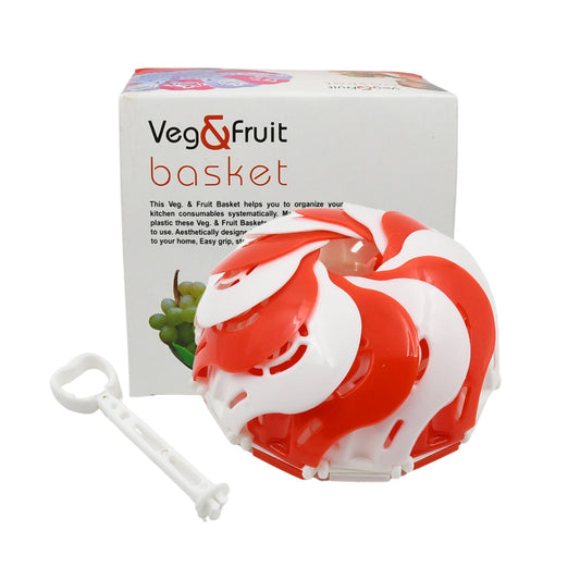 Folding Fruit Basket with Hanging Stand – Space - Saving & Multi - Purpose Storage - Chestore