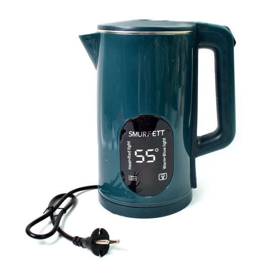🔥 Temperature Display Electric Kettle – 2.5L, 1500W, 55°C Constant Warmth