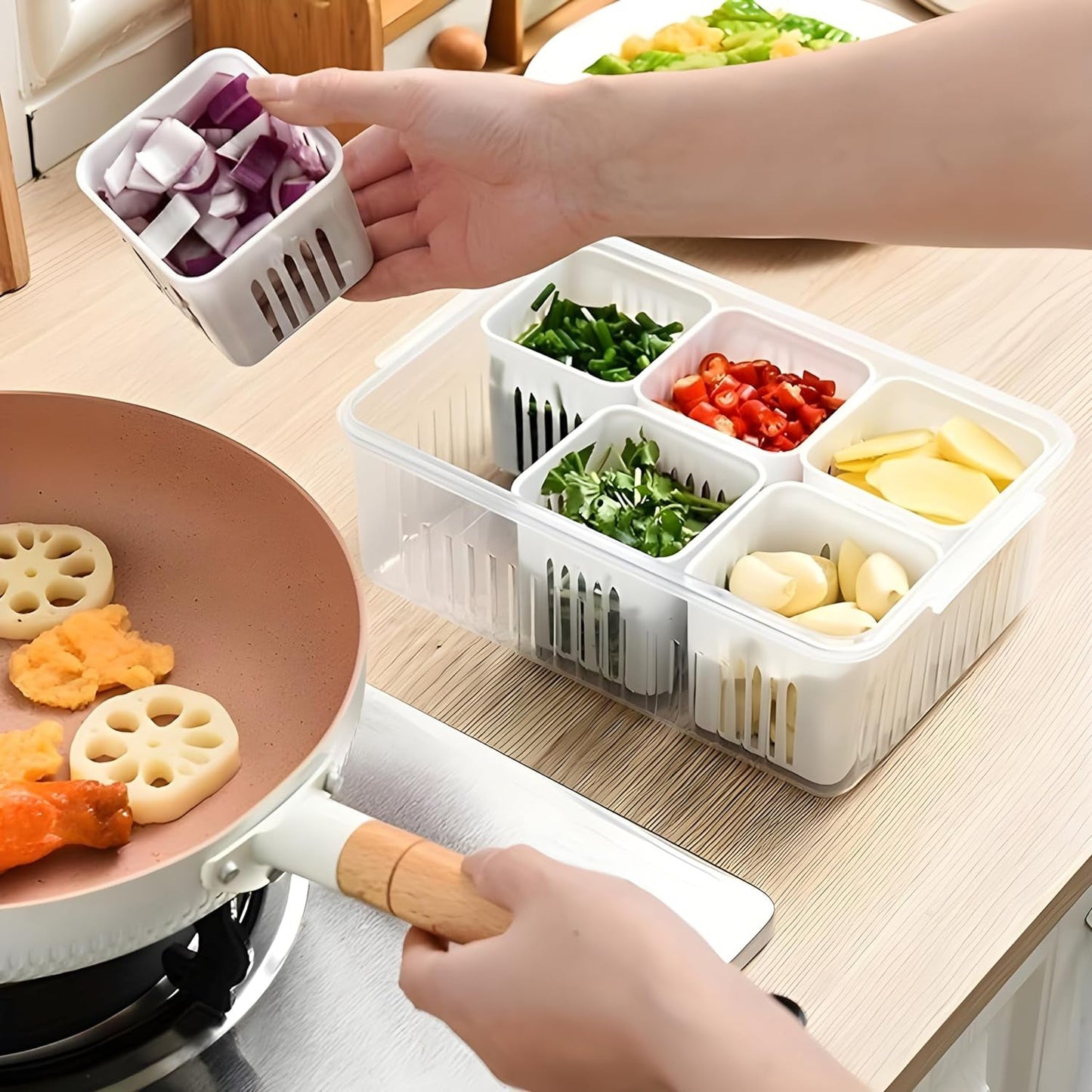 Fridge & Freezer Storage Box – Kitchen Organizer Container - Chestore