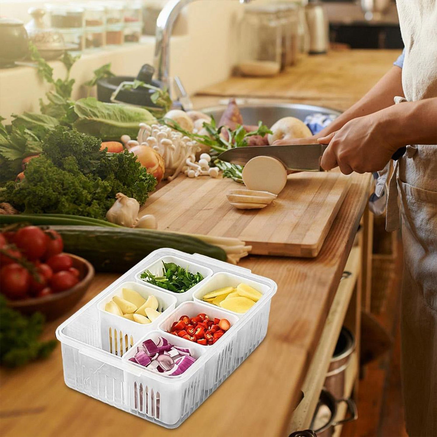 Fridge & Freezer Storage Box – Kitchen Organizer Container - Chestore