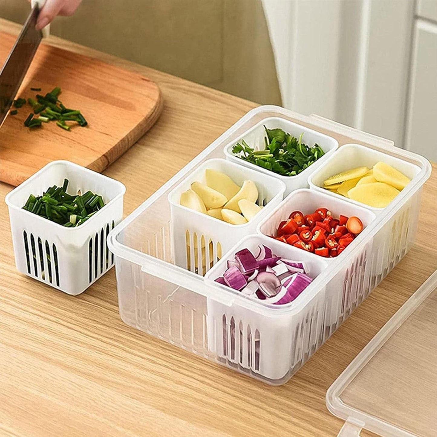 Fridge Storage Box – Freezer & Kitchen Organizer - 1 Pc - Chestore