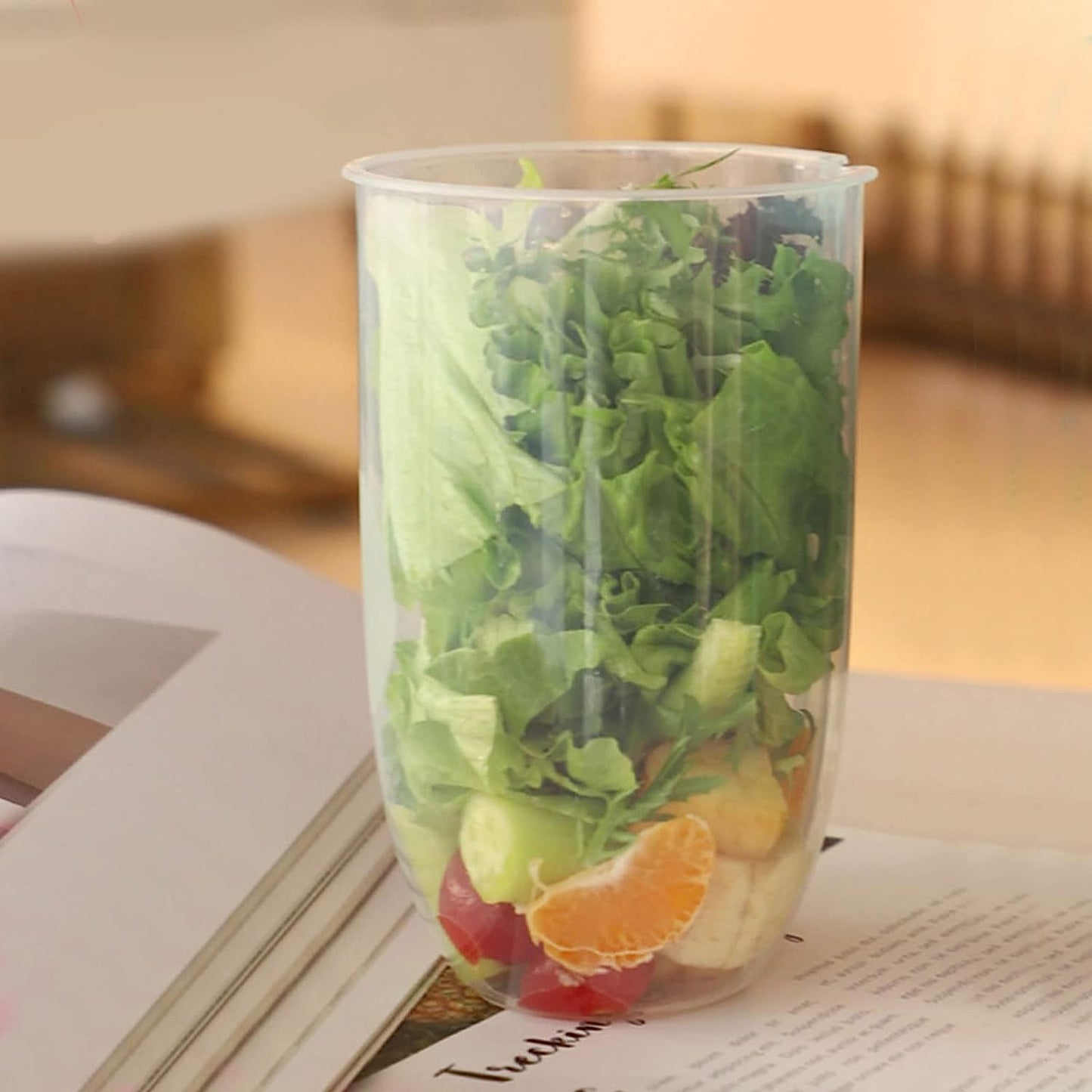 Fruit & Vegetable Salad Mixing Cup – Easy Clean, Portable & Travel - Friendly - Chestore