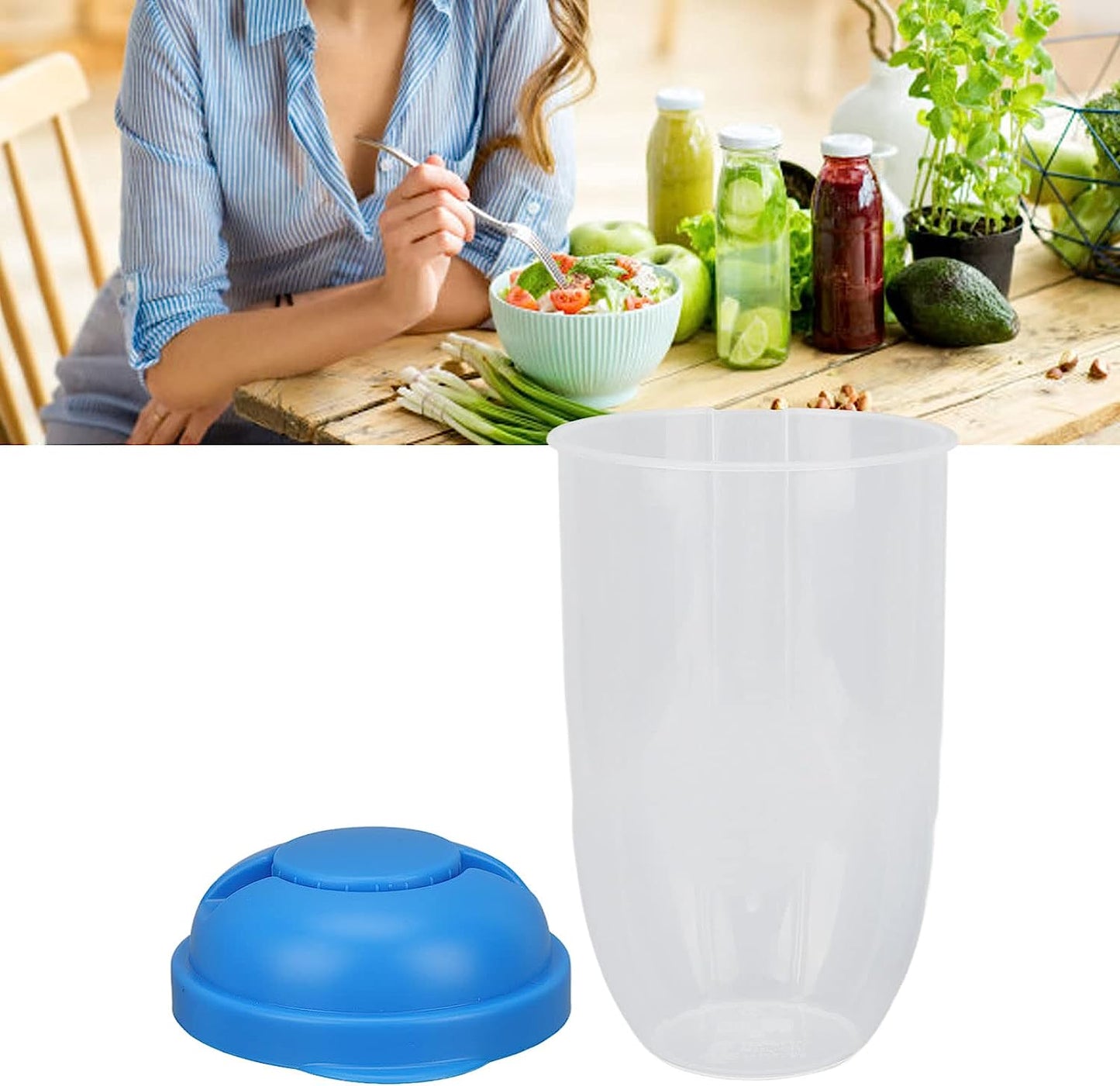 Fruit & Vegetable Salad Mixing Cup – Easy Clean, Portable & Travel - Friendly - Chestore