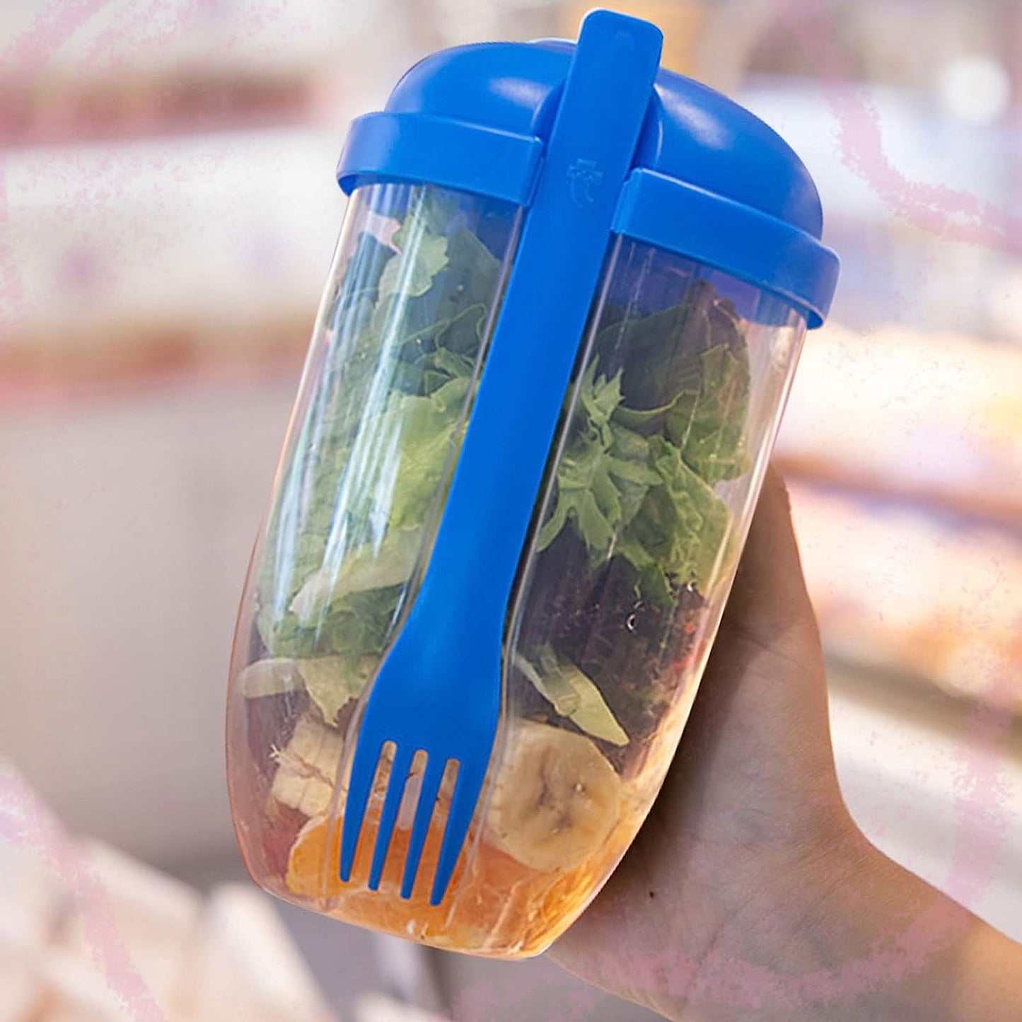Fruit & Vegetable Salad Mixing Cup – Easy Clean, Portable & Travel - Friendly - Chestore