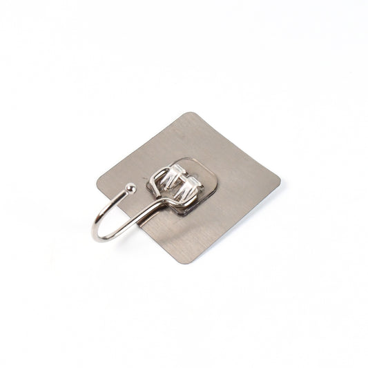 Large Stainless Steel Self-Adhesive Wall Hook – Strong, Rustproof & Easy to Install 🏡🔩✨