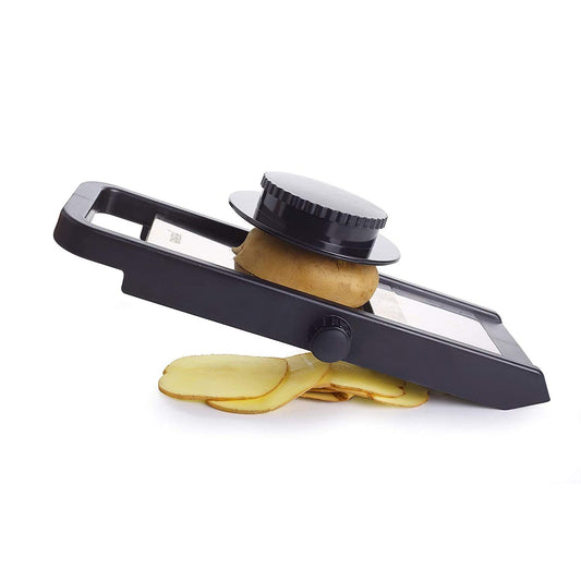Ganesh Adjustable Plastic Slicer – 1 Pc (Black/Silver) - Chestore