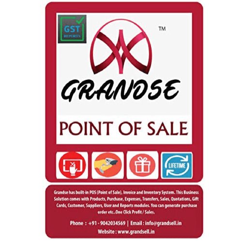 Grandse Billing Software with Inventory & GST – Lifetime Offline - Chestore