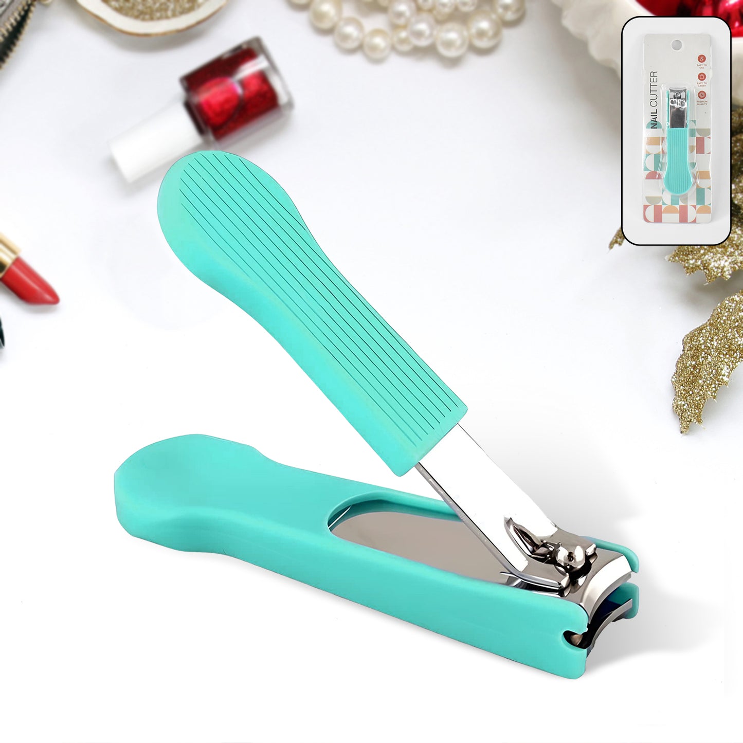 Adult Nail Clippers | Large Plastic Nail Clippers for Easy & Precise Trimming (1 PC)