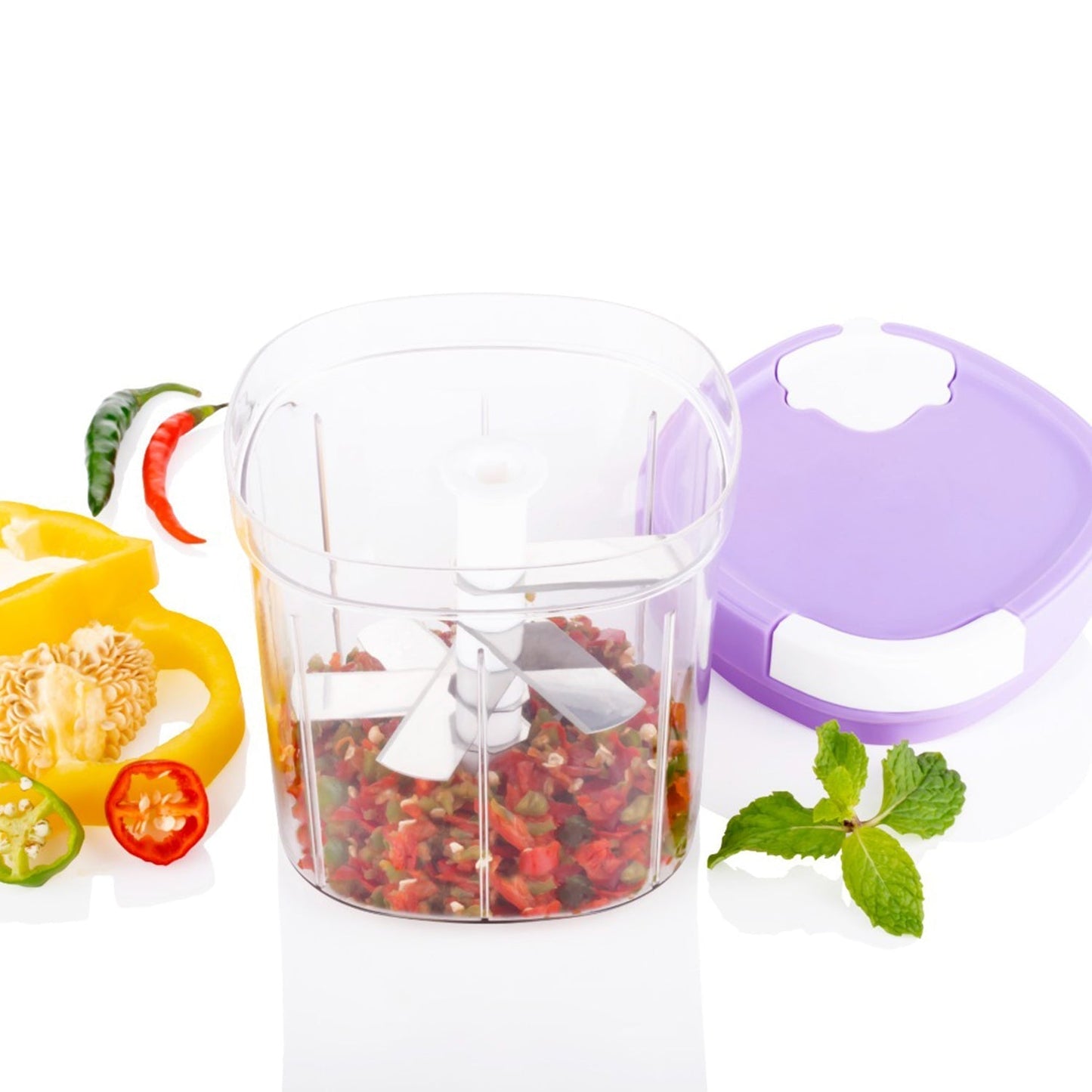 Handy Chopper & Slicer – Easy Fruit & Vegetable Cutting - Chestore