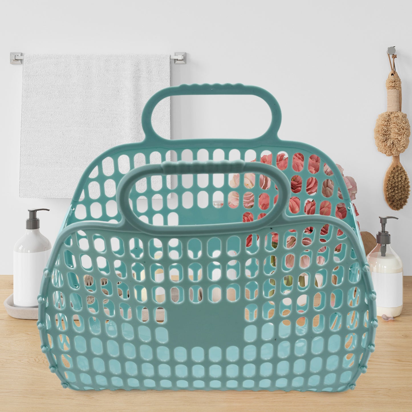 Grocery & Vegetable Foldable Smiley Shopping Bag | Non-Woven Fabric Tote Bag