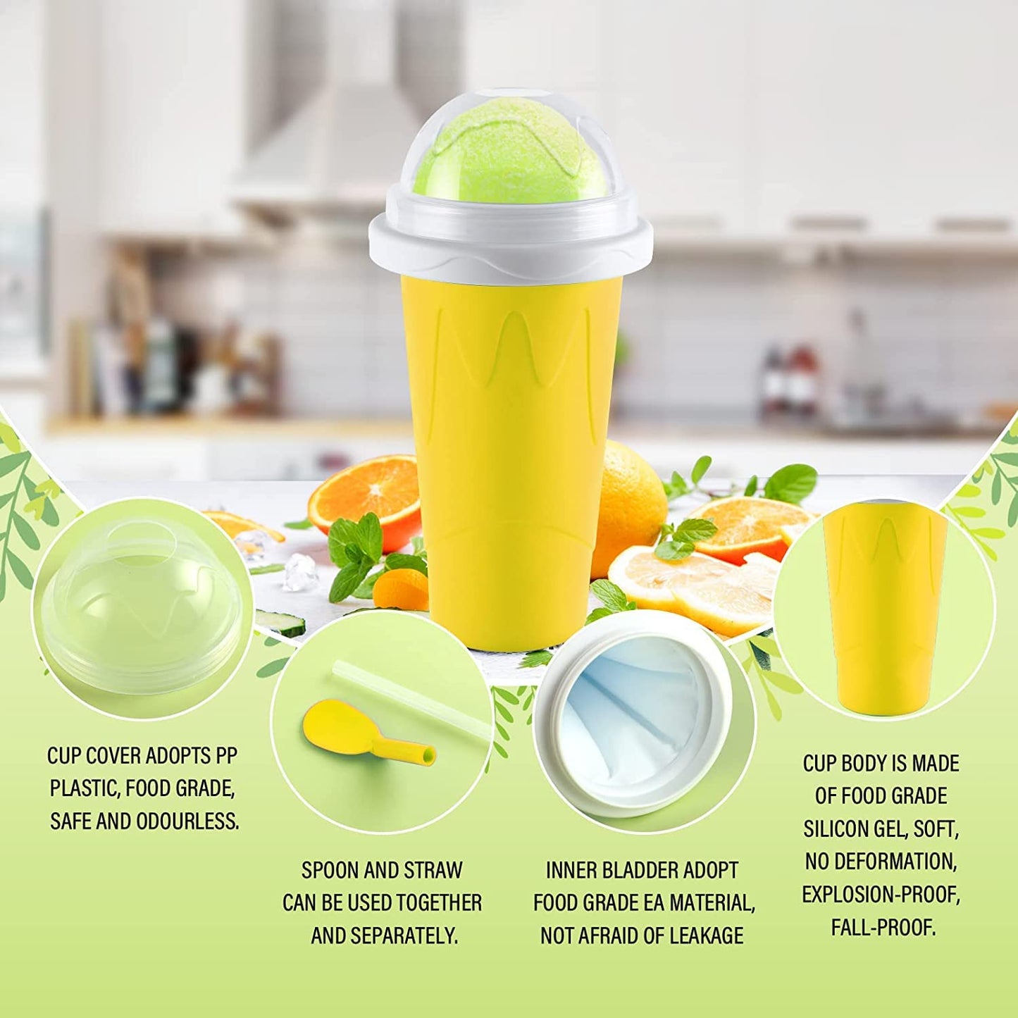 Magic Quick Frozen Smoothie Maker Cup | DIY Slushy & Cooling Cup