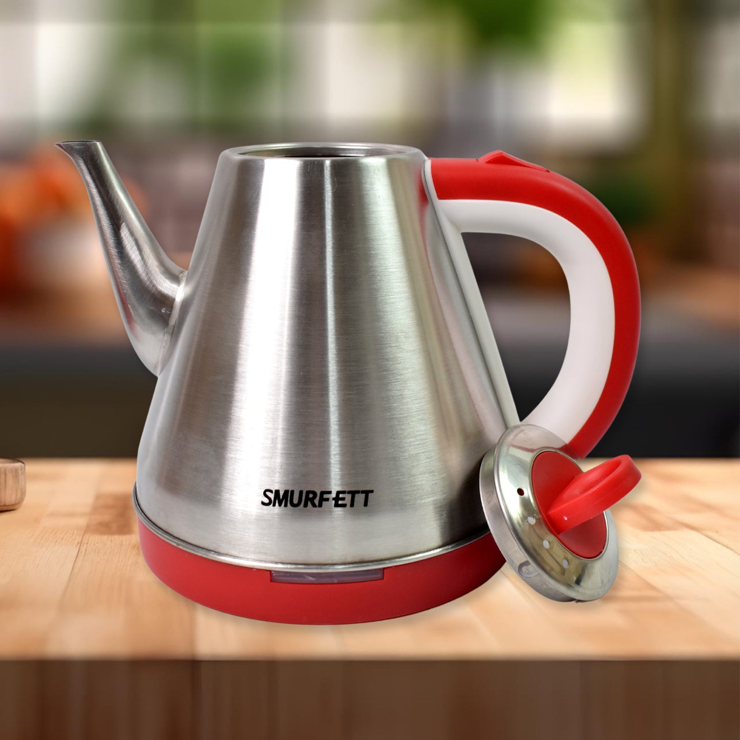 🔌 Stainless Steel Large Capacity Electric Kettle – 1.5 Ltr, 1500W