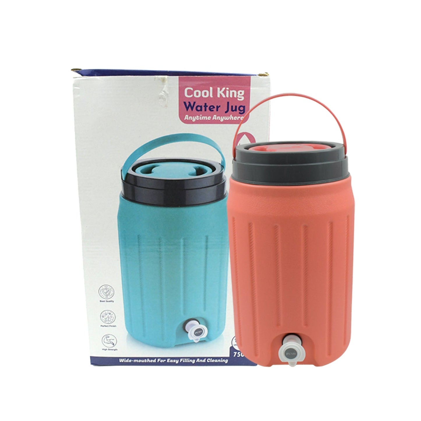 Insulated Plastic Water Rover Jug with Tap – Large Capacity Cool Water Storage (2500ml - 12000ml) - Chestore
